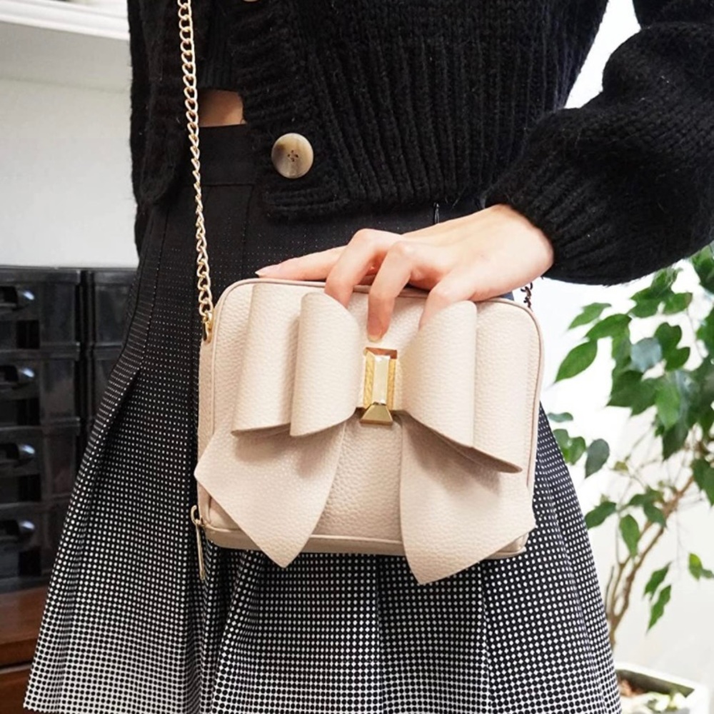 Like Dreams Senna Boxy Mini Bowtie Crossbody Bag